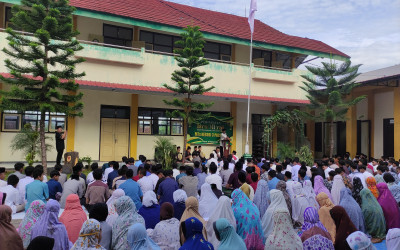 MTSN 3 PACITAN MEMPERINGATI ISRA MIRAJ NABI MUHAMMAD SAW 1445 H